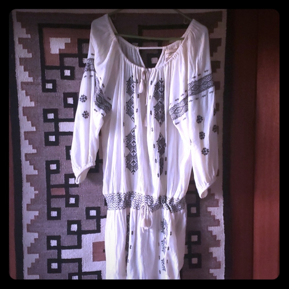 Denim & Supply white boho dress